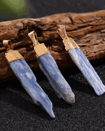 1Pcs Natural Irregular Kyanite Stone Pendant Wholesale