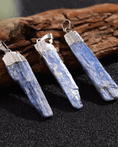 1Pcs Natural Irregular Kyanite Stone Pendant Wholesale