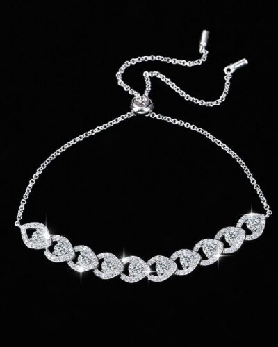 Alternatief beeld van 1ct Moissanite Bracelet with 925 Sterling Silver Wholesale