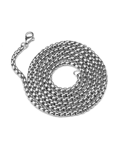 Vue alternative de 2-3mm Pearl Steel Chain Necklace Wholesale