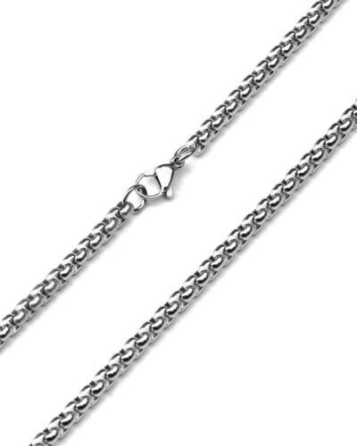 2-3mm Pearl Chain Steel Chain Necklace Wholesale