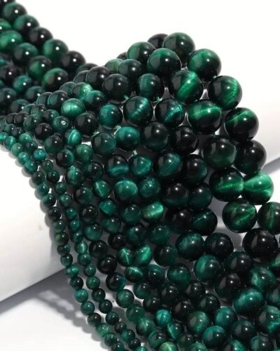 4-12mm 5A Green Tiger Eye Gemstone Beads Wholesale show