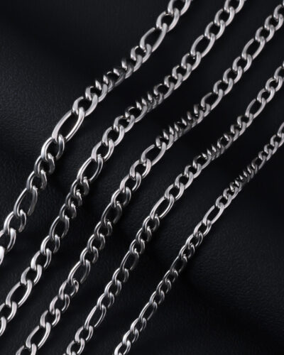 5-9MM Thick Mens Figaro Chain Stainless Steel Wholesale (1)