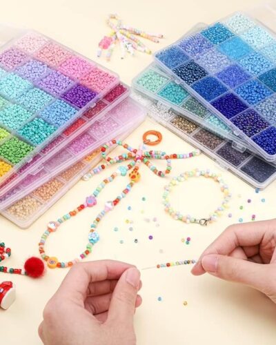 Vaihtoehtoinen näkymä 5200Pcs 24 Grid Boxed Wholesale Seed Beads Bulk:stä