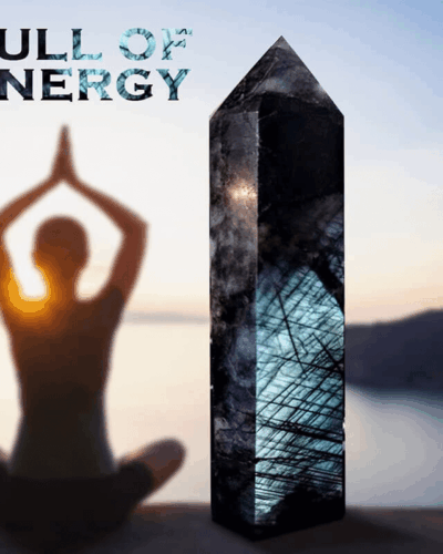 6 Faceted Pointed Crystal Wand Healing Labradorite Tower