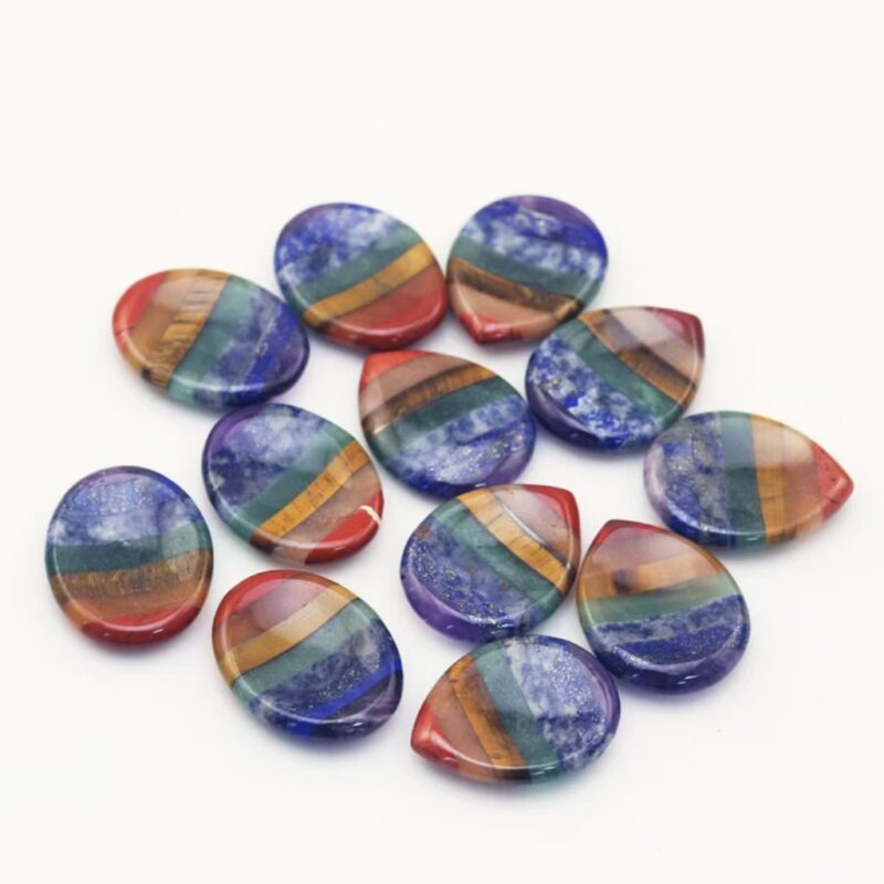 7 Chakra Worry Stones Meditation Healing Wholesale