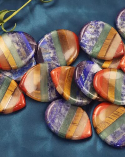 7 Chakra Worry Stones Meditation Healing Wholesale