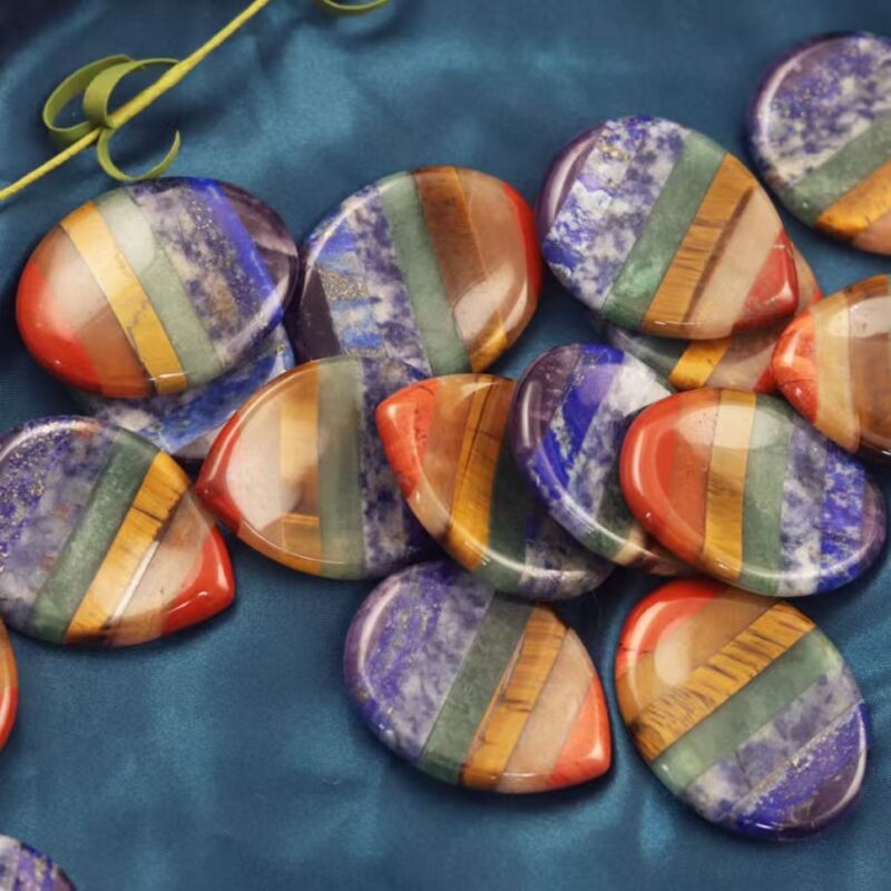7 Chakra Worry Stones Meditation Healing Wholesale