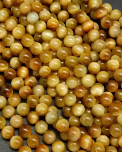 7A Quality Golden Tiger Eye Beads Wholesale show