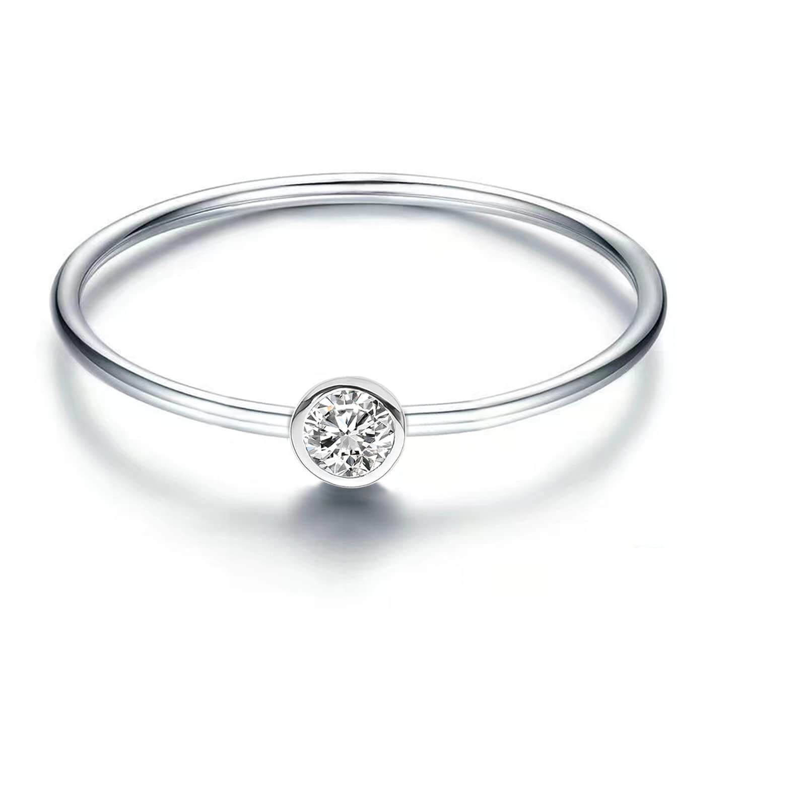 S925 Silver Simple Birthstone Rings for Women - Image 17