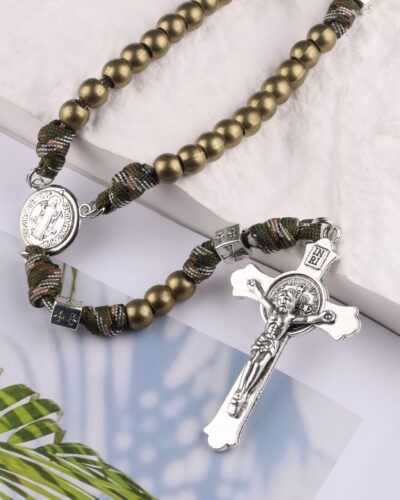 Alloy Bead Chain with Cross Pendant Wholesale