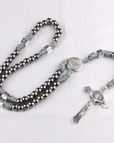 Alloy Bead Chain with Cross Pendant Wholesale