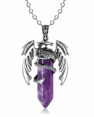 Wholesale Mini Crystal Tower Pendant Wrapped Flying Dragon