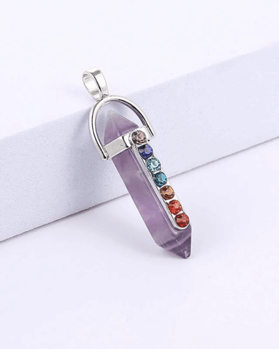 Double-Pointed Natural Crystal Quartz Pendants Wholesale