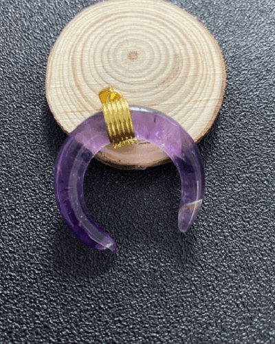 Crystal Crescent Moon Charm Pendant Bulk