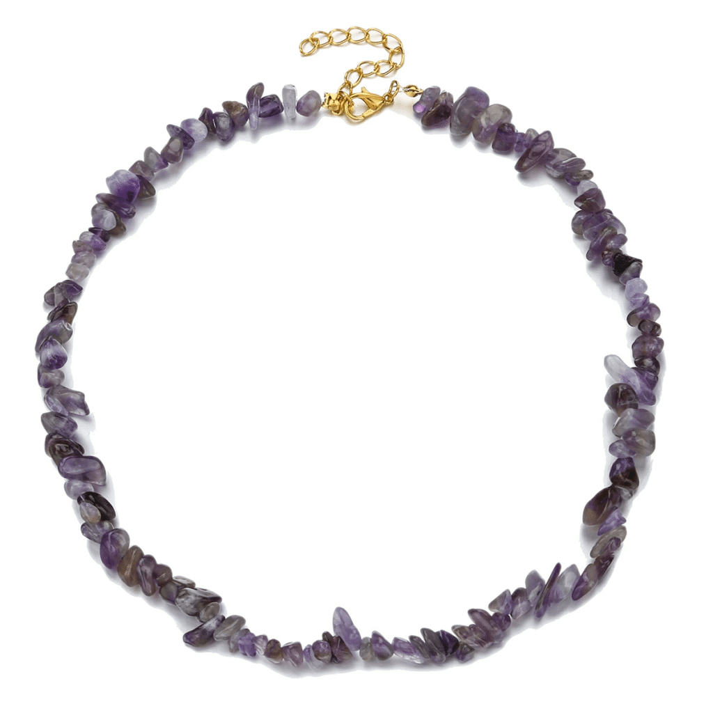 Bohemian Natural Chip Stone Crystal Necklace Wholesale