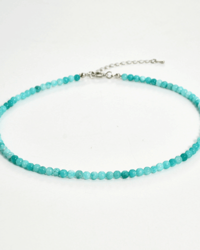 4MM Colored Beaded Tourmaline Necklace Wholesale