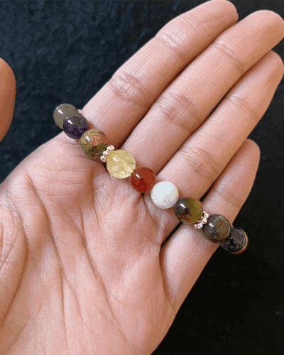 8MM Balance Healing 7 Chakra Stones Bracelet Wholesale