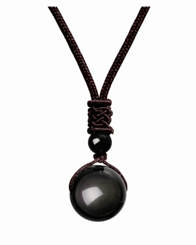 Round Men's Tiger Eye Necklace Pendant Wholesale