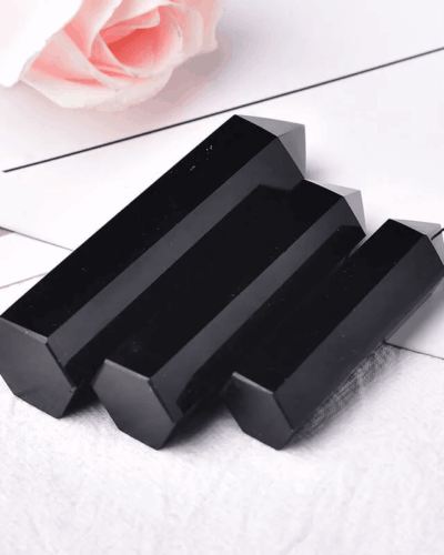 Black Obsidian Towers Polished Wholesale