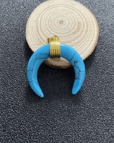 Crystal Crescent Moon Charm Pendant Bulk