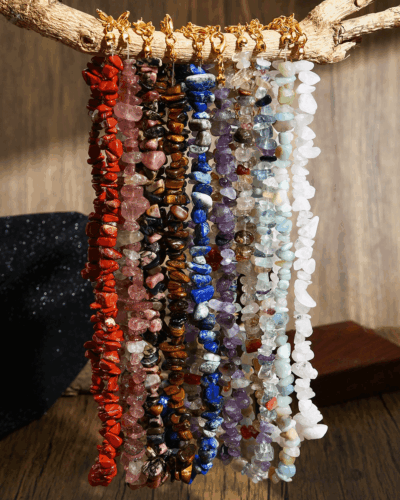 Bohemian Natural Crystal Chip Necklace Wholesale