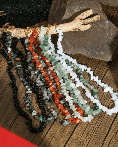 Bohemian Natural Crystal Chip Necklace Wholesale