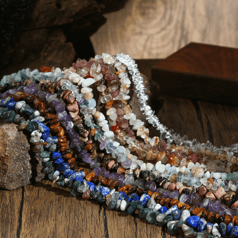Bohemian Natural Crystal Chip Necklace Wholesale