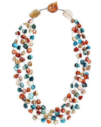 Bohemian Style Irregularly Seashell Layered Necklace SHOW
