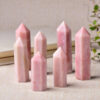 Bright Pink Opal Stone Tower Wand Wholesale