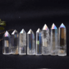 Bulk Electroplating White Crystal Tower Rainbow Aura