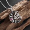Magical Witch Knot Necklace Stainless Steel Box Chain