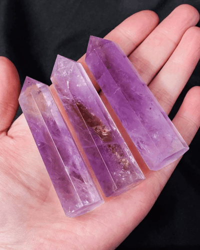 Clear Amethyst Crystal Tower Polished Wholesale