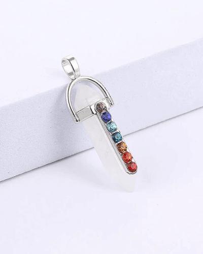 Double-Pointed Natural Crystal Quartz Pendants Wholesale