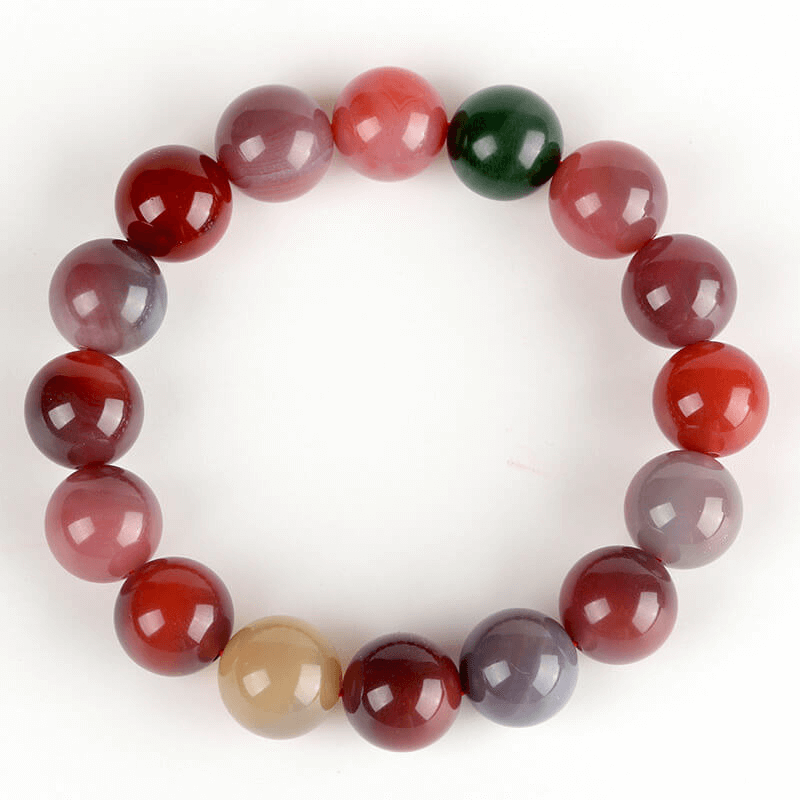 Colorful Agate Beaded Crystal Bracelet for Women Wholesale