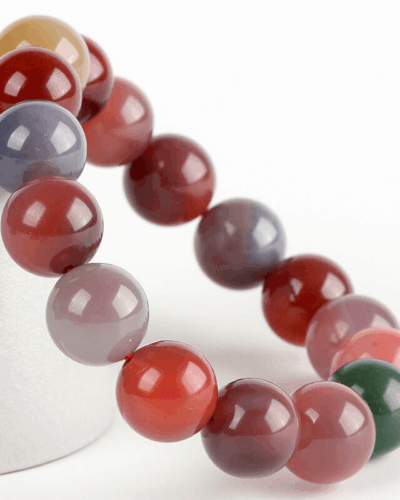 Colorful Agate Beaded Crystal Bracelet for Women Wholesale