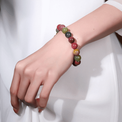 Colorful Agate Beaded Crystal Bracelet for Women Wholesale
