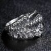 Cool Rings for Men with Dragon Claw Design