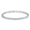 Copper Inlaid Round Cubic Zirconia Tennis Bracelet Wholesale (4)