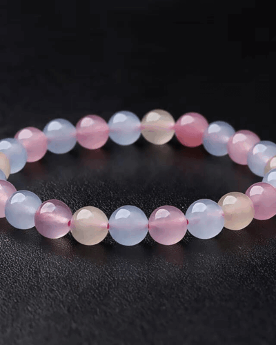 Cute Candy Color Morganite Crystal Bracelet Wholesale