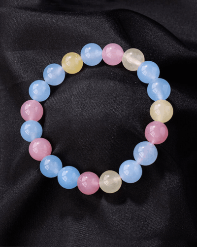Cute Candy Color Morganite Crystal Bracelet Wholesale