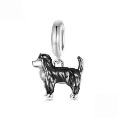Cute Sterling Silver Border Collie Pendant Bulk show