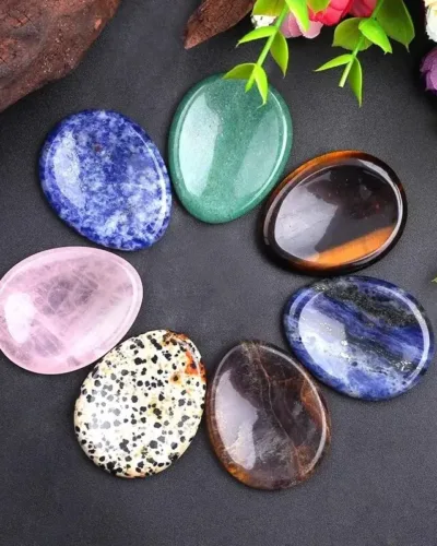 Amethyst Waterdrop Worry Stones for Anxiety Wholesale