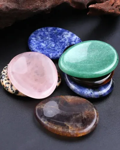 Amethyst Crystal Worry Stones for Anxiety Wholesale
