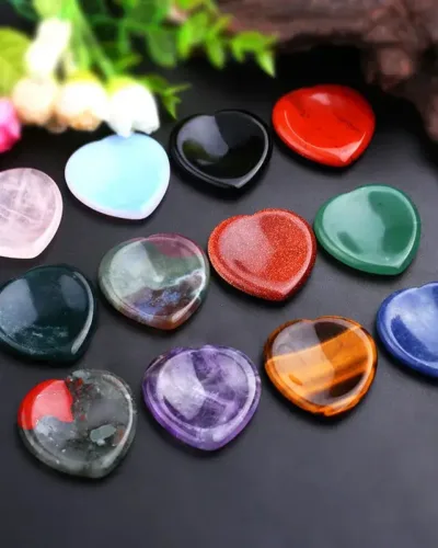 DIY Heart Worry Stone for Healing Relax Bulk