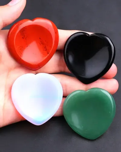 DIY Heart Worry Stone for Healing Relax Bulk