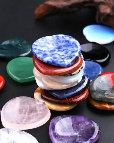 DIY Heart Worry Stone for Healing Relax Bulk