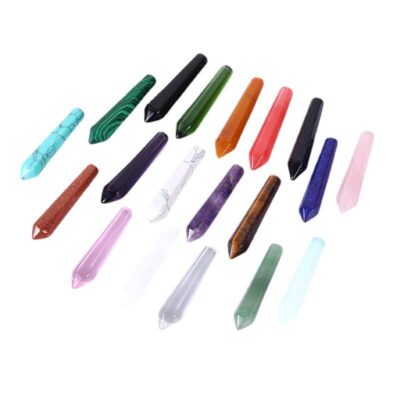 Double-Pointed Hexagonal Crystal Towers Raw Stones Wholesale