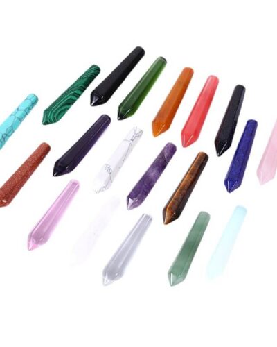 Double-Pointed Hexagonal Crystal Towers Raw Stones Wholesale