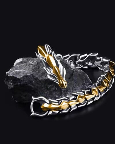 Dragon Bone Stainless Steel Bracelet for Men